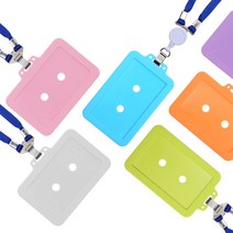 국산 실리콘 사원증 명찰 목걸이 신분증 케이스H/N: TDHDEAL25 +H7, 향기나무 사원증 가로 블루