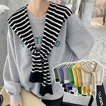 앨리스도매 레이어드가디건 봄여름 단가라 숄가디건 페이크가디건 (9455758)