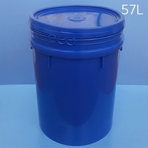 57L 바케스 원형밀폐용기 벌크통 젓갈통 액젓용기 젓갈용기 사료통 김장통 효소통