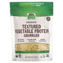 NOW Foods 유기농 Vagisil감이 살아 있는 소이 프로틴 알갱이 8 oz (227 g)