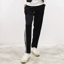 남성 기모 트레이닝 바지 남자 조거 팬츠 겨울 옷 두줄 라인 일자 융 털