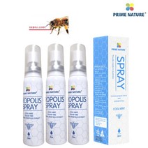 호주 프라임네이처 직수입 호주산 프로폴리스 원액 스프레이 30ml 목 관리, 3개(31900원)