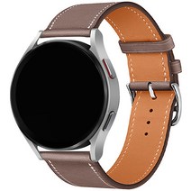 우먼스9999 갤럭시 워치 호환 싱글투어 가죽 스트랩, 에토프, 갤럭시워치4/4클래식/워치3/액티브2/1 20mm