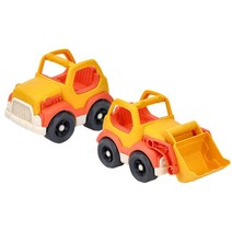 오프로드 트럭놀이 특수 자동차 2종세트 크레인 유아