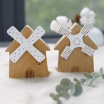 우드 미니 풍차 오르골 (랜덤)