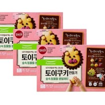 풀무원 토이쿠키만들기 숲속 동물들 생일파티 (300g(6구)x3박스) 아이간식 홈베이킹 쿠키재료 촉감발달 자연재료, 2세트