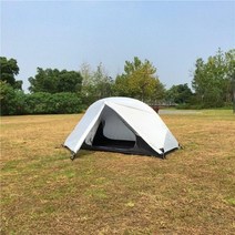 니모텐트 백패킹 사계절 초경량 1인 2인용 초경량 라이딩 야외 폭우 방지 알파인 캠핑, 화이트