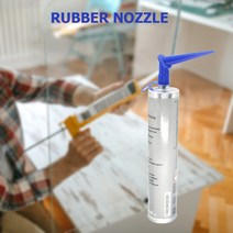 범용 포인팅 다방향 씰링 코킹 노즐 5 개 전문 유리 접착제 팁 입 건설 도구 내구성, 한개옵션0