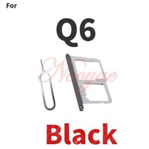 휴대폰케이블 케이블선 c타입 마이크로5핀 25핀 Wyieno용 SIM 카드 트레이 홀더 슬롯 LG G6 H871 H872 LS993 VS998 H873 H870K H870 G5 H, [11] for Q6 black big