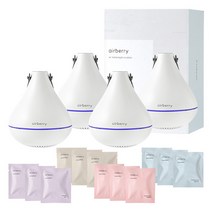 에어베리 스마트 의류관리기 향기순환 4 SET 옷장 드레스룸 냄새 제거 방향제 관리템, 코튼런드리3+체리블라썸3+코코브리즈3+런던프리지아3