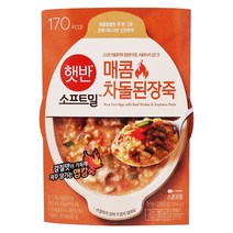 햇반소프트밀 매콤차돌된장죽, 280g, 10개