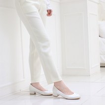 [투나나] 크리아 빅사이즈 여성 웨딩슈즈 펌프스 힐 (210-270) 3CM