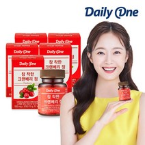 데일리원 참 착한 크랜베리 정, 5통, 30정
