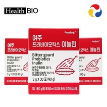 Healing 여주 프리바이오틱스 유기농 아가베 이눌린 30포, 3박스(3개월분)