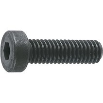 [정품] trusco b081-0620 로우 헤드 육각 소켓 볼트 검은색 염색 하프 스레드 크기 m6 x 0.8인치(20mm) 16개 팩, m5×20, 풀 스크류, 16×10