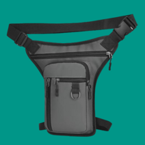 남녀 캔버스 힙색 아웃도어 미니, 그레이