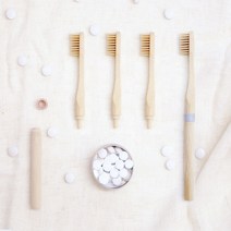 bamboo brush (칫솔모 교체형), 민트