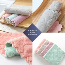 고급 극세사 행주 벨벳 양면 판촉물 업소 식당 대형 세트 다용도 행주 주방 양면 극세사 타월 수건, 1, 1