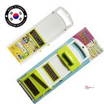SBD_만능채칼 다기능슬라이스커터 채써는기계 무채썰기 무생채 야채칼 채소 두께조절 양파써는 무써는 당근채 세트 다용도_sbd, SBD_국산 사파이어3종채칼