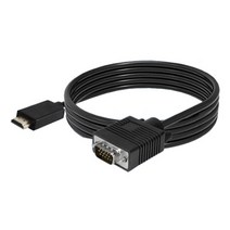케이블메잇 HDMI to VGA RGB 삼성 LG HP DELL노트북 15핀 모니터 빔프로젝터 연결케이블, 1m, 1개