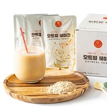 오트밀 쉐이크 40g 30개입 마시는 압착귀리 분말 식사대용 한끼 선식 퀵오트밀, 오트밀 40g x 30개입