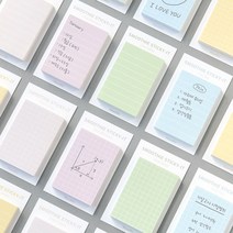 스무디 Ver.2 스티키 점착메모지, 10.Grid Lemon