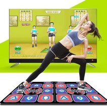 게임펌프 펌프ddr 미끄럼 방지 풋 프린트 스텝 댄싱 피트니스 무선 감지 정확한 게임 매트, 한개옵션1, 03 Two person
