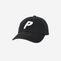 팔라스 워시드 트윌 P 6-패널 캡 블랙- 22SS Palace Washed Twill P 6-Panel Black - 22SS