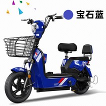 전기 자전거 고성능 접이식 클래식 전동 로드 휴대용 중국 가성비 출퇴근 배달 배달, 48V, 12ah, 12A 오리지널 납축전지 약 45-65km (블루)