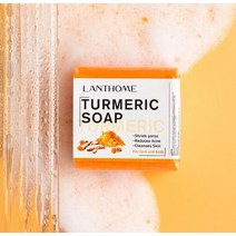 주름개선에스테틱 강황 비누 얼굴 클렌징 안티 여드름 수제 천연 허브 생강 미백 여드름, 1