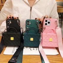 썬 핸드폰 케이스 삼성 갤럭시 S21 S21플러스 S21울트라 핸드백 스타일 동전지갑 목걸이 케이스