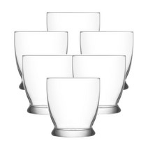 라브 홈카페 유리컵 295ml 6개 ROM343