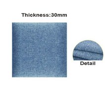 침대 헤드보드 홈 인테리어 십대 아이 침실 장식 신혼집 전면 패널 충돌 방지 데칼, 1pcs 40x40cm, 15