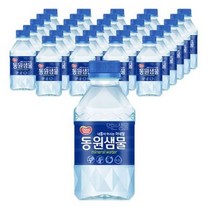 동원 샘물 생수 300ml 40병 (유/무라벨 랜덤출고), 80개