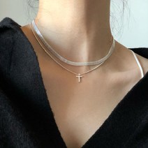 베레본 925실버 은 십자가 목걸이