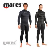 마레스 WET 슈트 아프니아 앱니어 인스팅트 5mm 투피스, 남성용(ML), 사이즈:남성용(ML)