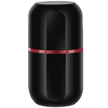 곡물분쇄기 가루분쇄기 가정용분쇄기 멀티다지기미니 스타일 주방 전기 파우더 커피콩 스테인레스 블레이, 02 Black_03 UK