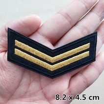 계급장 소방 경찰 군인 1+1 스타 견장 자수 패치 철 패치 자수 계급 패치 배지 아플리케 의류 스티커 cx421-430
