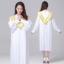 성가대복 성가대가운 찬양 현대 의류 크리스찬 교회 합창단 성자 의상 여성 성직자 가운 시 클래스 서비스 수녀 노래 AliExpress, design 8+L
