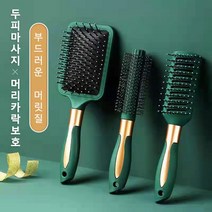 클로버 고급 쿠션브러쉬 롤브러쉬 녹색 3종 세트, 혼합색상, 1세트