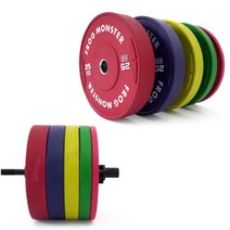 디펙트 몬스터 범퍼 중량원판 20kg I 바벨 고무 경기용원판