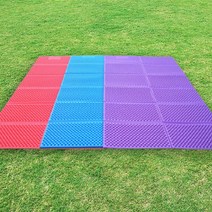 발포매트 피크닉 야외활동 등산 방수 백패킹 매트 차박매트 대형 사이즈, 빨강