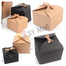 SY몰 접이식 사각 선물상자 브라운-소 귀걸이포장상자 악세사리포장박스, 브라운-대