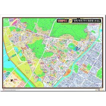 연수구 청학 옥련 연수 동춘동 지번지도 150cm x 105cm IC, 3.일반전용천＋롤스크린(＋32000원)