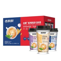 MECO 메코 밀크티 3종 오리지널 아쌈 타로 나이차 15컵 중국 음료수