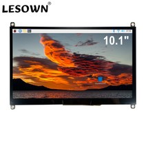 라즈베리 파이 4 LCD 디스플레이 10 인치 IPS HDMI 터치 스크린 1024x600 모니터 10.1 Didplay PC RPI 3, [02] No Speakers