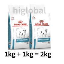 로얄캐닌 [정품] 하이포알러제닉 스몰독 1kg [최근제조상품], 8개, 2kg