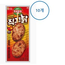 [한끼]의성마늘 직꾸닭 매콤레드 100gX10 방학 홈파티 간식 간편식 안주 밥반찬 전자레인지 조리 롯데햄 가을 식재료 1세트, 10세트