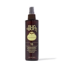 Sun Bum 썬범 모이스처라이징 태닝 오일 SPF 15 255g 병 1개 저자극성 비건 제품