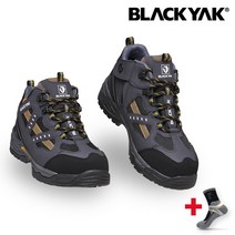 블랙야크 안전화 6인치 YAK-65N 논슬립 경량 초경량 발편한 안전화 + V존양말